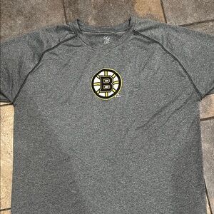 NHL Boston Bruins Gray Short Sleeve Tee